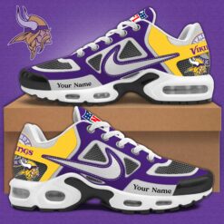 Gleammerch Minnesota Vikings TN Shoes Sneakers For Men And Women
