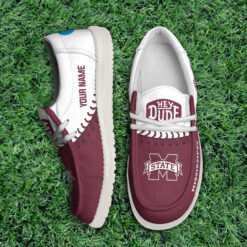 Gleammerch Mississippi State Bulldogs Personalized Hey Dude Shoes For Men And Women