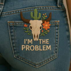 Gleammerch Morgan Wallen Denim Jeans Women