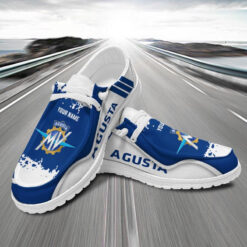 Gleammerch MV Agustas Personalized Hey Dude Shoes For Men And Women