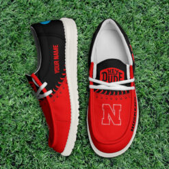 Gleammerch Nebraska Cornhuskers Personalized Hey Dude Shoes For Men And Women