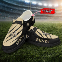 Gleammerch New Orleans Saints Personalized Hey Dude Shoes For Men And Women