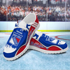 Gleammerch New York Rangers Personalized Hey Dude Shoes For Men And Women