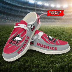 Gleammerch Northern Illinois Huskies Personalized Hey Dude Shoes For Men And Women