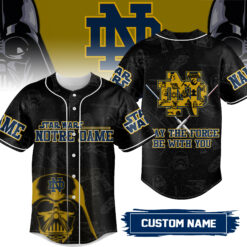 Gleammerch Notre Dame Fighting Irish Baseball Jersey Gift For Fans