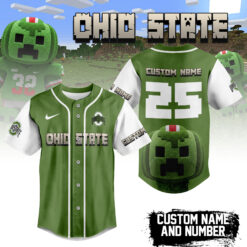 Gleammerch Ohio State Buckeyes Baseball Jersey Gift For Fans