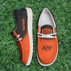 Gleammerch Oklahoma State Cowboys Personalized Hey Dude Shoes For Men And Women