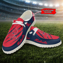 Gleammerch Ole Miss Rebels Personalized Hey Dude Shoes For Men And Women