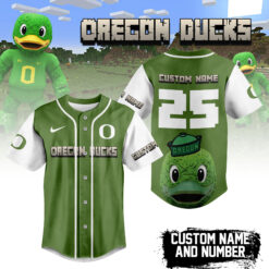 Gleammerch Oregon Ducks Baseball Jersey Gift For Fans