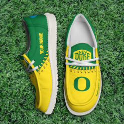 Gleammerch Oregon Ducks Personalized Hey Dude Shoes For Men And Women