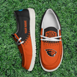 Gleammerch Oregon State Beavers Personalized Hey Dude Shoes For Men And Women