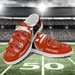 Gleammerch Oregon State Beavers Personalized Hey Dude Shoes For Men And Women