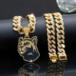 Gleammerch Penn State Nittany Lions Necklace Bling Gifts For Fans