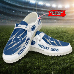 Gleammerch Penn State Nittany Lions Personalized Hey Dude Shoes For Men And Women
