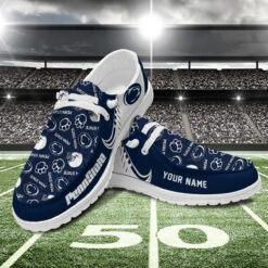 Gleammerch Penn State Nittany Lions Personalized Hey Dude Shoes For Men And Women