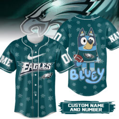 Gleammerch Philadelphia Eagles Baseball Jersey Gift For Fans