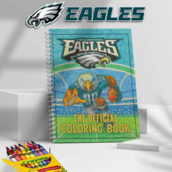 Gleammerch Philadelphia Eagles Coloring Book Gift For Fans