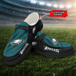 Gleammerch Philadelphia Eagles Personalized Hey Dude Shoes For Men And Women