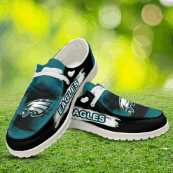 Gleammerch Philadelphia Eagles Personalized Hey Dude Shoes For Men And Women
