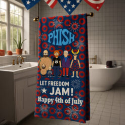 Gleammerch Phish Bath Towels for Kids and Adults - Style 2