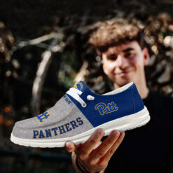 Gleammerch Pittsburgh Panthers Personalized Hey Dude Shoes For Men And Women