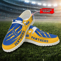 Gleammerch Pittsburgh Panthers Personalized Hey Dude Shoes For Men And Women