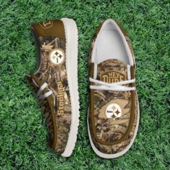 Gleammerch Pittsburgh Steelers Personalized Hey Dude Shoes For Men And Women