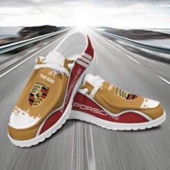 Gleammerch Porsches Personalized Hey Dude Shoes For Men And Women