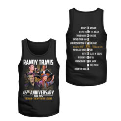 Gleammerch Randy Travis Tank Top For Fans