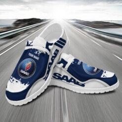 Gleammerch Saabs Personalized Hey Dude Shoes For Men And Women