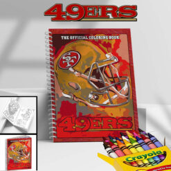 Gleammerch San Francisco 49ers Coloring Book Gift For Fans