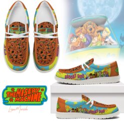 Gleammerch Scooby-Doo Hey Dude Shoes For Men And Women