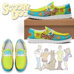 Gleammerch Scooby-Doo Personalized Hey Dude Shoes For Men And Women