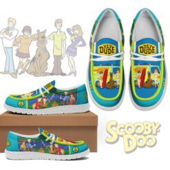 Gleammerch Scooby-Doo Personalized Hey Dude Shoes For Men And Women