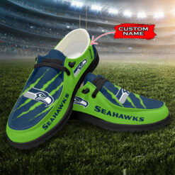 Gleammerch Seattle seahawks Personalized Hey Dude Shoes For Men And Women