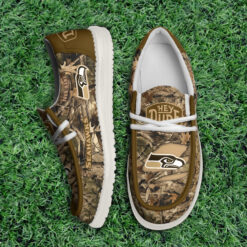 Gleammerch Seattle Seahawks Personalized Hey Dude Shoes For Men And Women