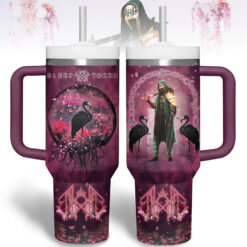 Gleammerch Sleep Token Custom Stanley Quencher 40oz Stainless Steel Tumbler With Handle