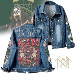 Gleammerch Sleep Token Music Denim Jacket Gift For Fans
