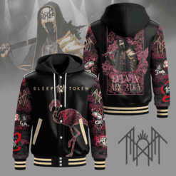 Gleammerch Sleep Token Hooded Baseball Jacket Gift For Fan