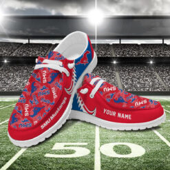 Gleammerch SMU Mustangs Personalized Hey Dude Shoes For Men And Women