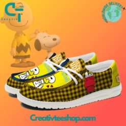 Gleammerch Snoopy Personalized Hey Dude Shoes For Men And Women