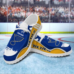 Gleammerch St Louis Blues Personalized Hey Dude Shoes For Men And Women