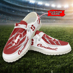 Gleammerch Stanford Cardinal Personalized Hey Dude Shoes For Men And Women