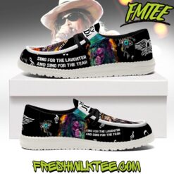 Gleammerch Steven Tyler Personalized Personalized Hey Dude Shoes For Men And Women