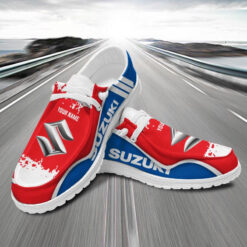 Gleammerch Suzukis Personalized Hey Dude Shoes For Men And Women