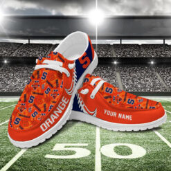 Gleammerch Syracuse Orange Personalized Hey Dude Shoes For Men And Women