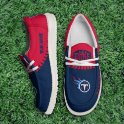 Gleammerch Tennessee Titans Personalized Hey Dude Shoes For Men And Women