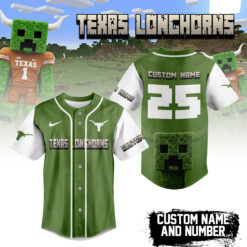 Gleammerch Texas Longhorns Baseball Jersey Gift For Fans
