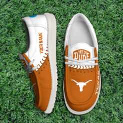 Gleammerch Texas Longhorns Personalized Hey Dude Shoes For Men And Women