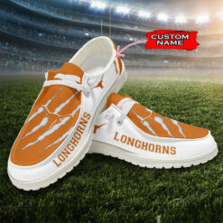 Gleammerch Texas Longhorns Personalized Hey Dude Shoes For Men And Women